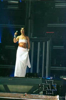 Bobo performing live with the band