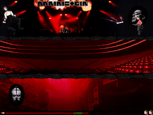 The latex dolls above the stage
