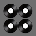 4 LPs White label