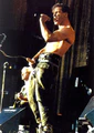 Till with the squirting fake penis during "Das alte Leid"