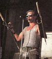 Till with the fireworks during "Rammstein"