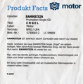 Promotional sheet