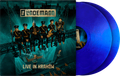 Metallic blue vinyl