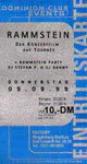 A ticket to the screening in Magdeburg.